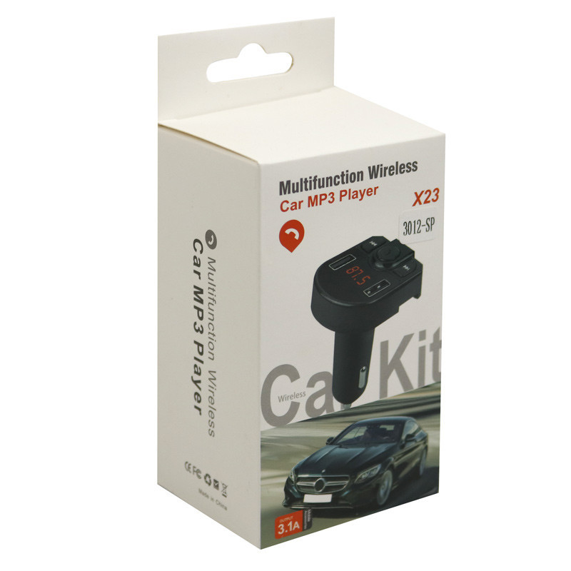 FM Player بلوتوثی + شارژر فندکی Car Kit X23 3012-SP