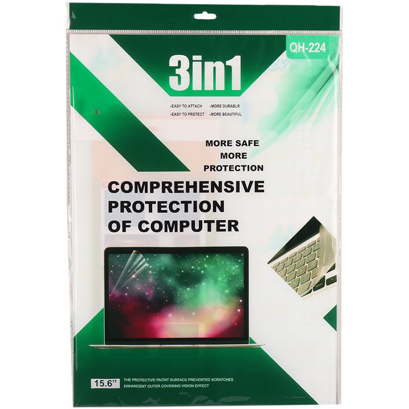 گلس محافظ صفحه نمایش لپ تاپ "QH-224 15.6 بسته 3 عددی