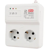 محافظ برق یخچال و فریزر 2 خانه ارت دار ساکو با کابل 4.8 متری 22205