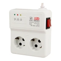 محافظ برق یخچال و فریزر 2 خانه کلید دار ساکو با کابل 2.8 متری 22203