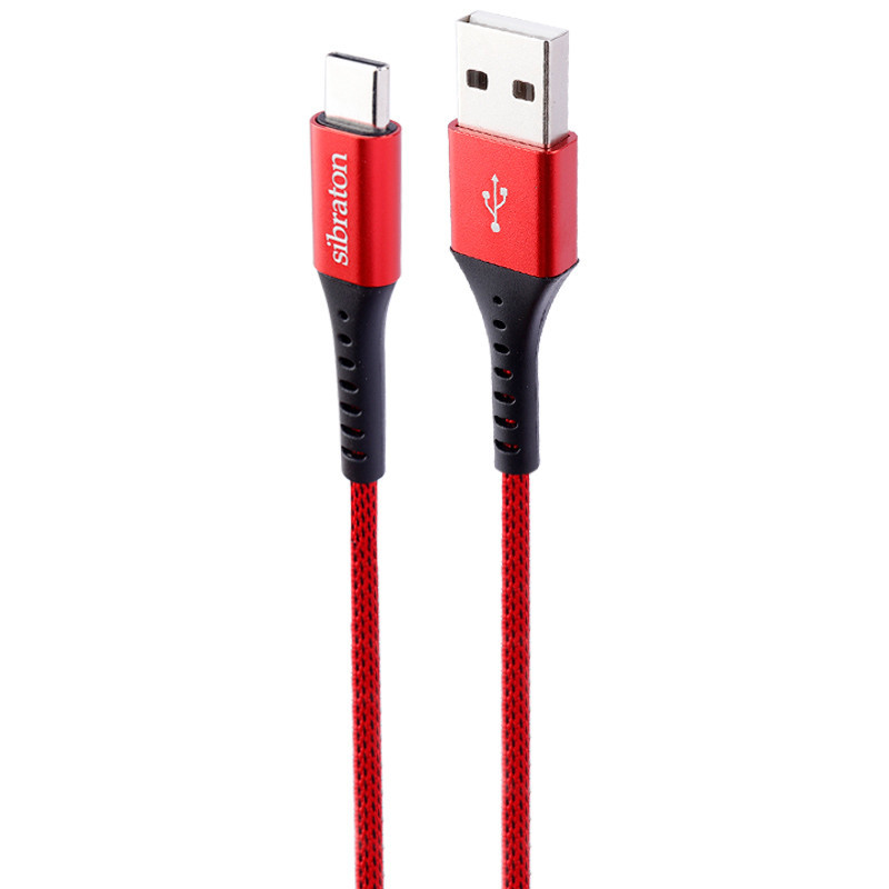 کابل تایپ سی Sibraton S250C 2.1A 1.1m