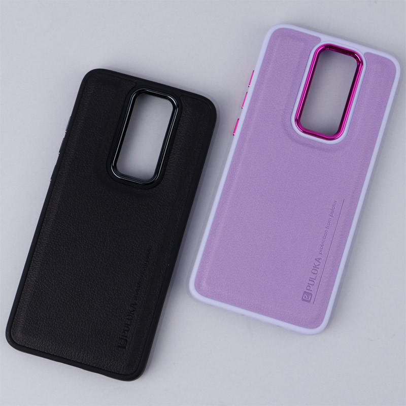 قاب چرمی Puloka متال ایرون Xiaomi Redmi Note 8 Pro