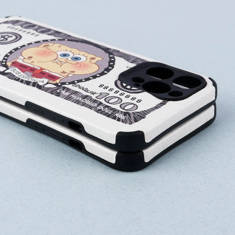 قاب ژله ای طرح باب اسفنجی محافظ لنز دار iPhone 12 Pro Max