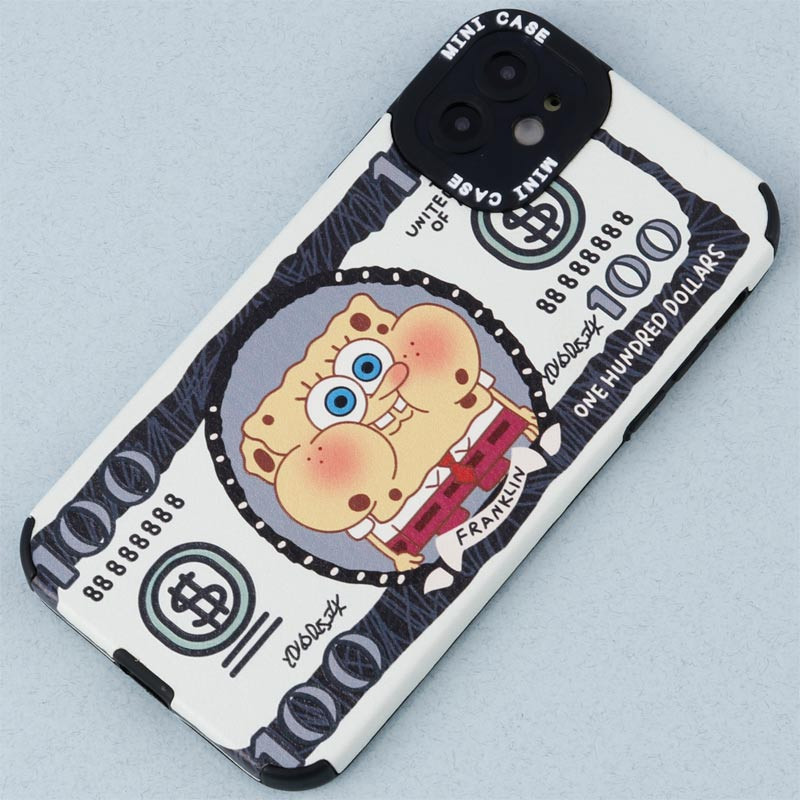 قاب ژله ای طرح باب اسفنجی محافظ لنز دار iPhone 11