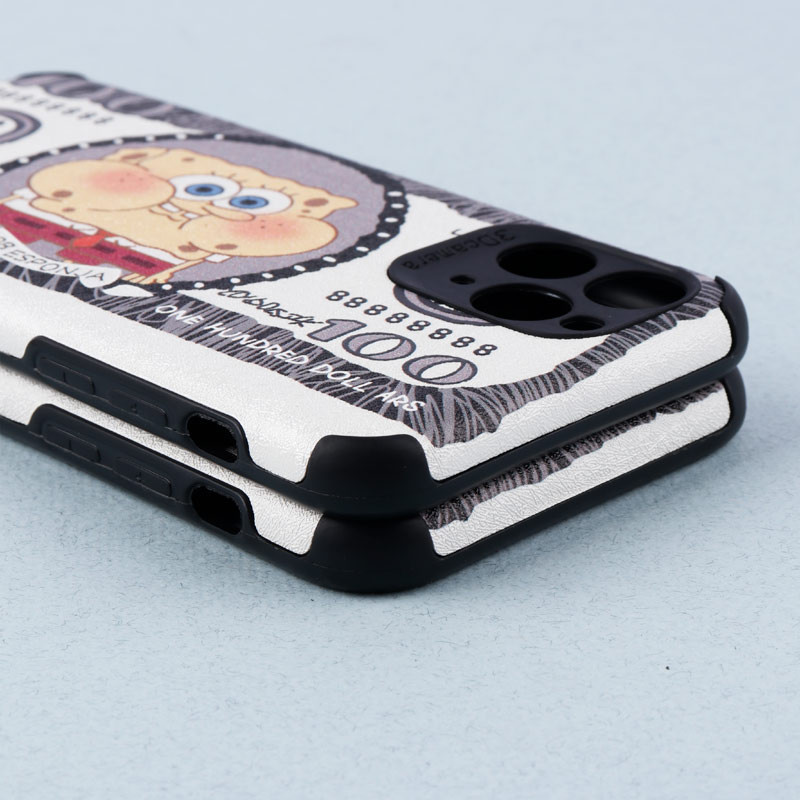 قاب ژله ای طرح باب اسفنجی محافظ لنز دار iPhone 11 Pro