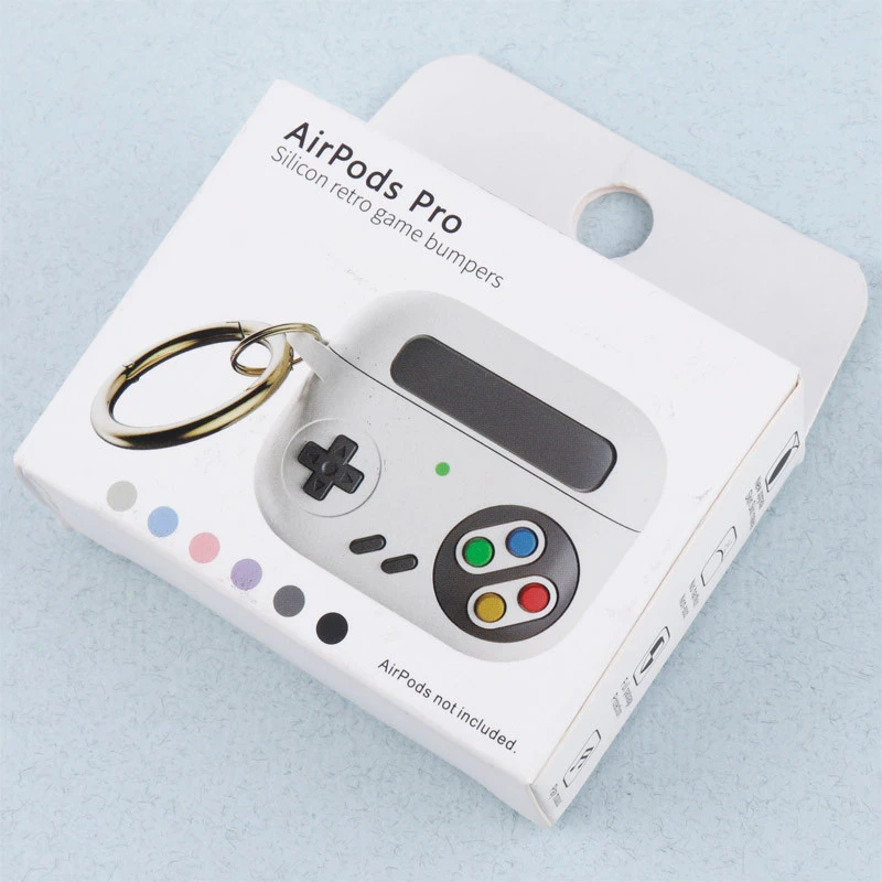 محافظ ایرپاد سیلیکونی AirPods Pro طرح دسته بازی کد 2