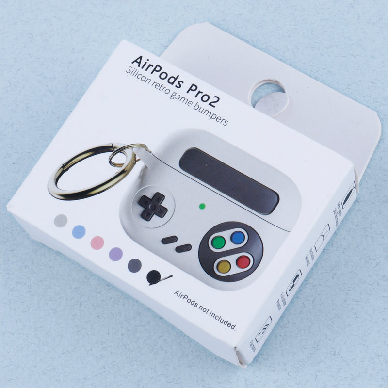 محافظ ایرپاد سیلیکونی AirPods Pro 2 طرح دسته بازی کد 2