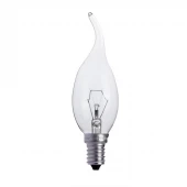 لامپ شمعی اشکی شفاف اسپارک Spark E14 60W