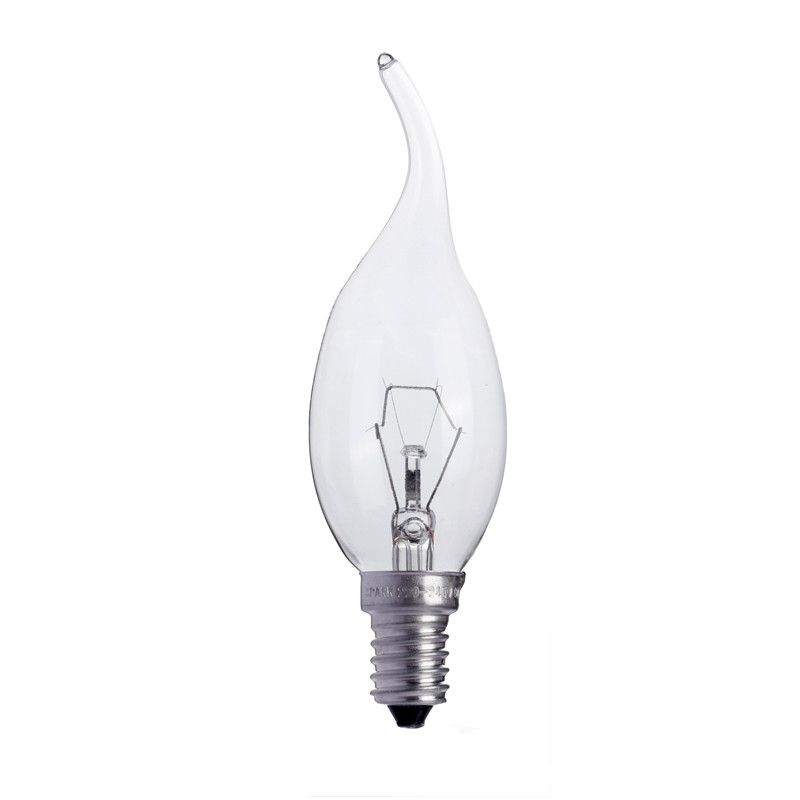 لامپ شمعی اشکی شفاف اسپارک Spark E14 60W