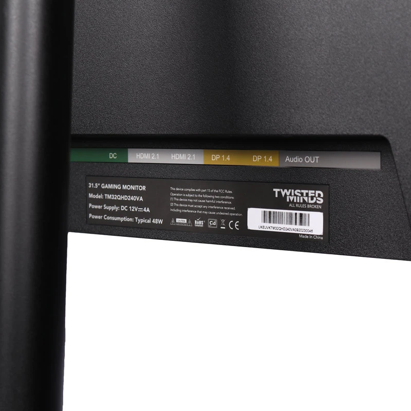 مانیتور گیمینگ تویستد مایندز TM32QHD240VA سایز 32 اینچ