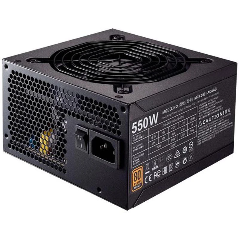 پاور 550 وات کولر مستر Cooler Master MWE Bronze