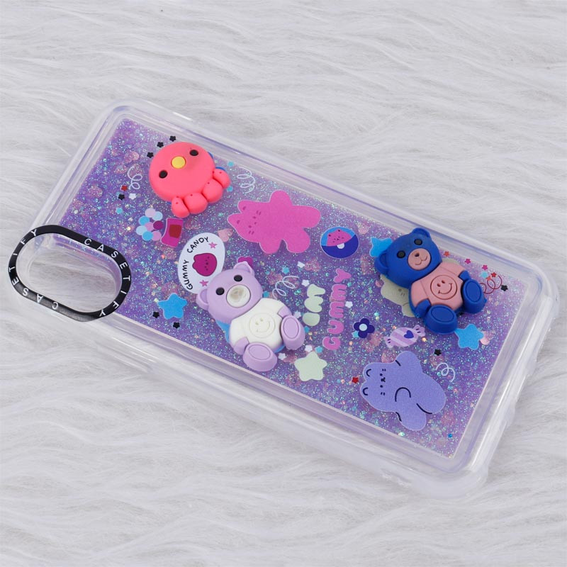 قاب آکواریومی Casetify عروسکی برجسته iPhone X