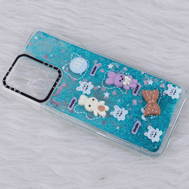 قاب آکواریومی Casetify عروسکی برجسته محافظ لنزدار Xiaomi Redmi Note 12 4G