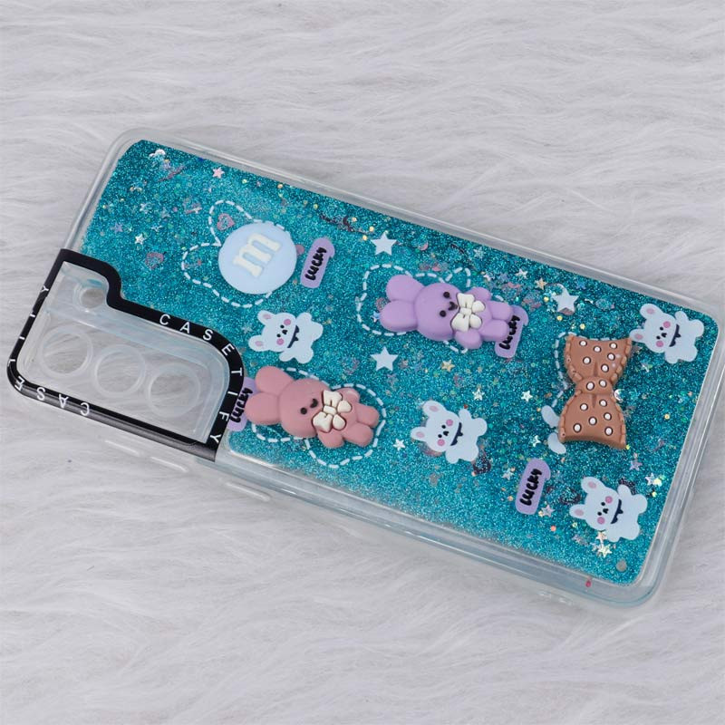 قاب آکواریومی Casetify عروسکی برجسته محافظ لنزدار Samsung Galaxy S21 FE 5G