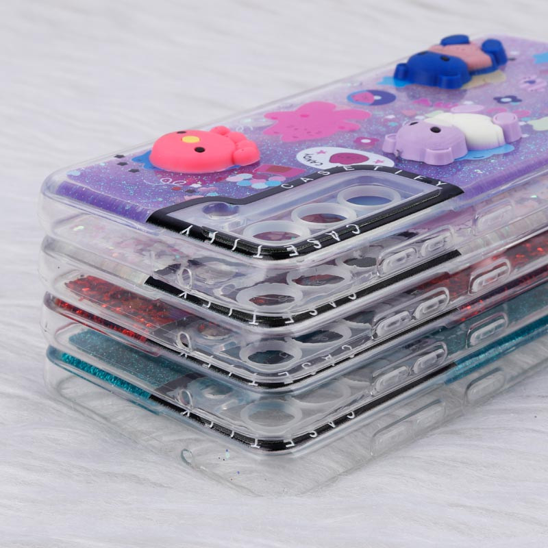 قاب آکواریومی Casetify عروسکی برجسته محافظ لنزدار Samsung Galaxy S21 FE 5G