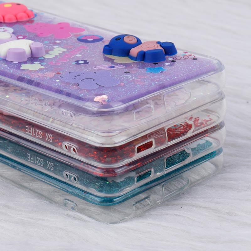 قاب آکواریومی Casetify عروسکی برجسته محافظ لنزدار Samsung Galaxy S21 FE 5G