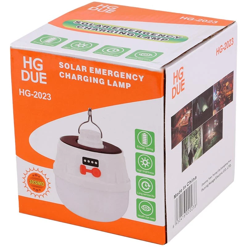 لامپ آویز دار شارژی خورشیدی Hgdue HG-2023