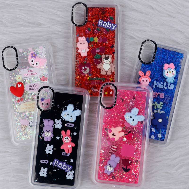 قاب آکواریومی Casetify عروسکی برجسته iPhone X