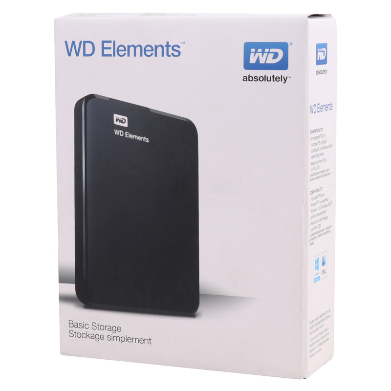 باکس هارد WD Elements 2.5-inch USB3.0 HDD بسته 10 عددی