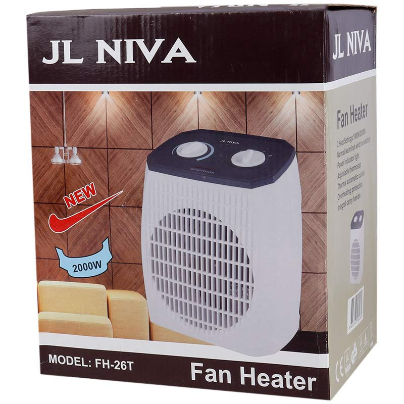 بخاری برقی فن دار JL NIVA FH-26T