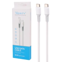 کابل تبدیل فست شارژ Verity CB3152 Type-C To Type-C 30W 1m