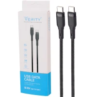کابل تبدیل فست شارژ Verity CB3154 Type-C To Type-C 30W 1m