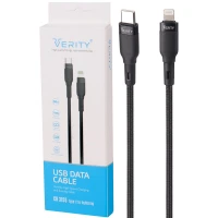 کابل تبدیل فست شارژ Verity CB3155 Type-C To Lightning 30W 1m