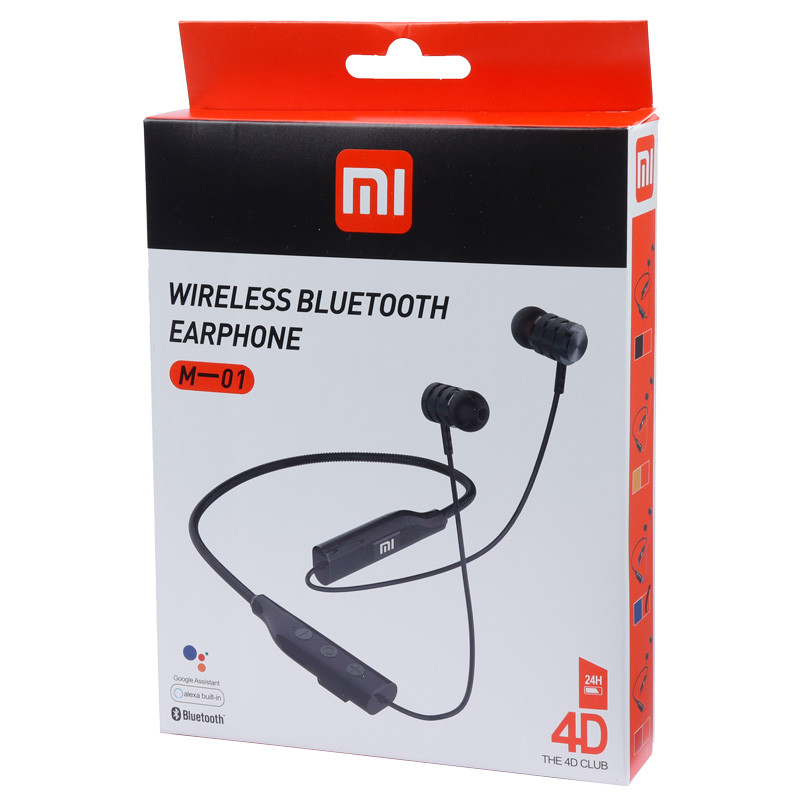 هندزفری بلوتوث دورگردنی و رم خور Xiaomi M-01