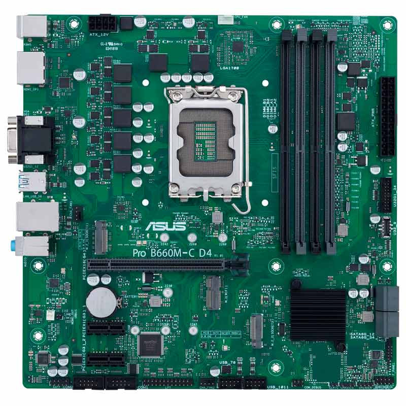 مادربرد ایسوس ASUS Pro B660M-C D4-CSM DDR4 LGA 1700