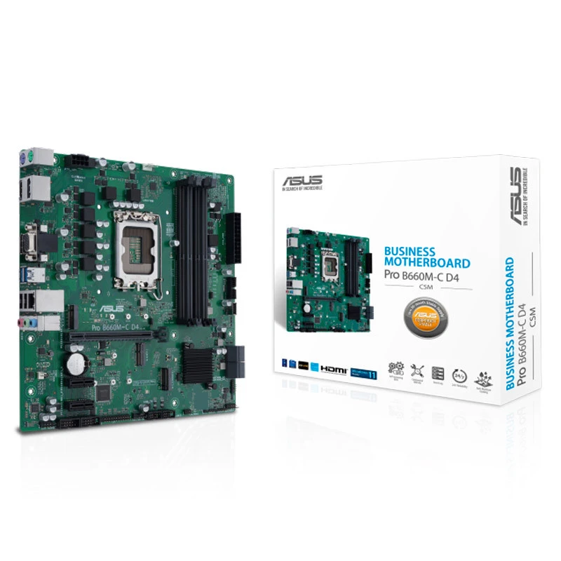 مادربرد ایسوس ASUS Pro B660M-C D4-CSM DDR4 LGA 1700