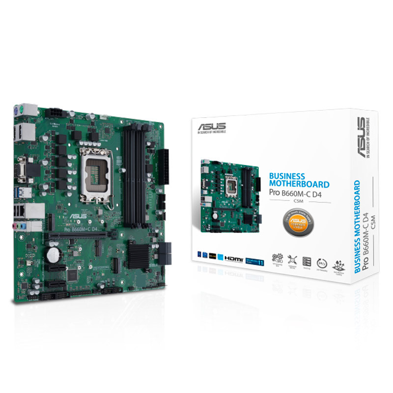مادربرد ایسوس ASUS Pro B660M-C D4-CSM DDR4 LGA 1700