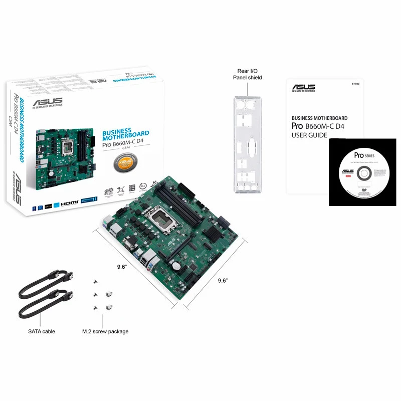 مادربرد ایسوس ASUS Pro B660M-C D4-CSM DDR4 LGA 1700