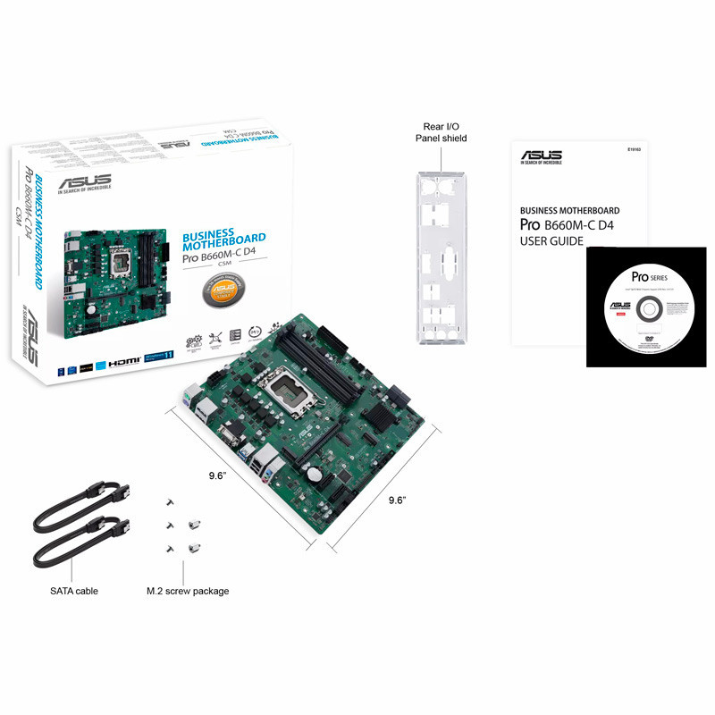مادربرد ایسوس ASUS Pro B660M-C D4-CSM DDR4 LGA 1700