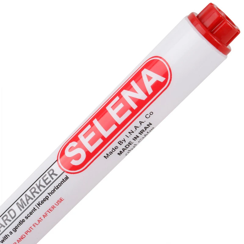 ماژیک وایت برد سلنا نوک تخت Selena SP124 بسته ۱۲ عددی