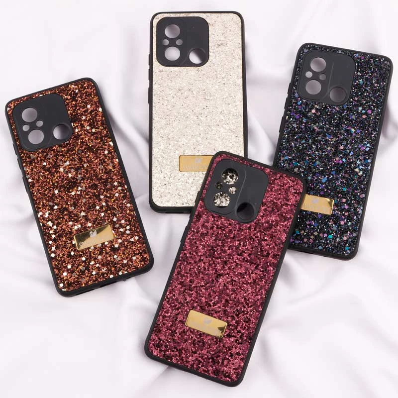 قاب شاینی Swarovski شیائومی Redmi 12C محافظ لنزدار