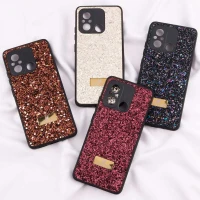 قاب شاینی Swarovski شیائومی Redmi 12C محافظ لنزدار