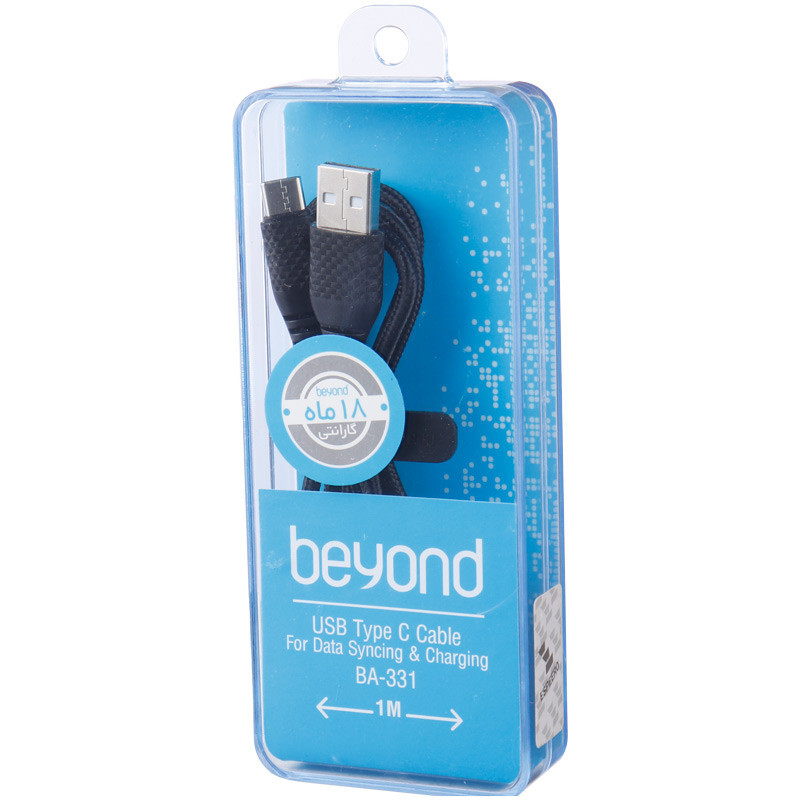 کابل تایپ سی فست شارژ Beyond BA-331 2A 1m
