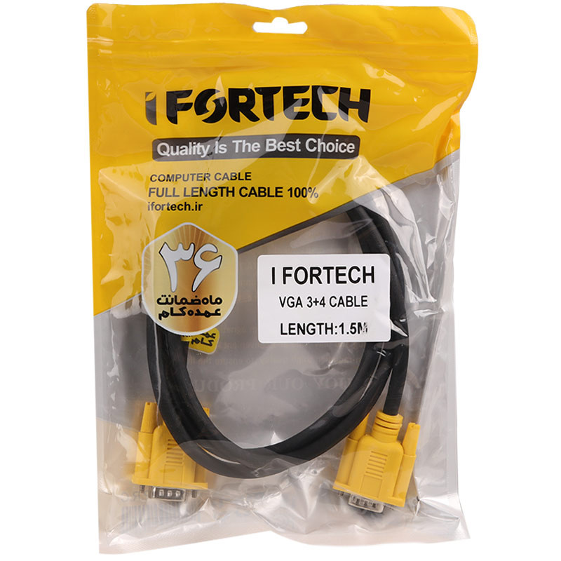 کابل Ifortech VGA 3+4 1.5m