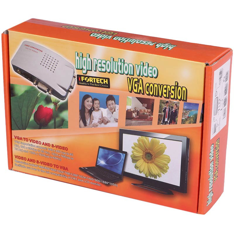 تبدیل Ifortech VGA to AV /VGA /S-Vide