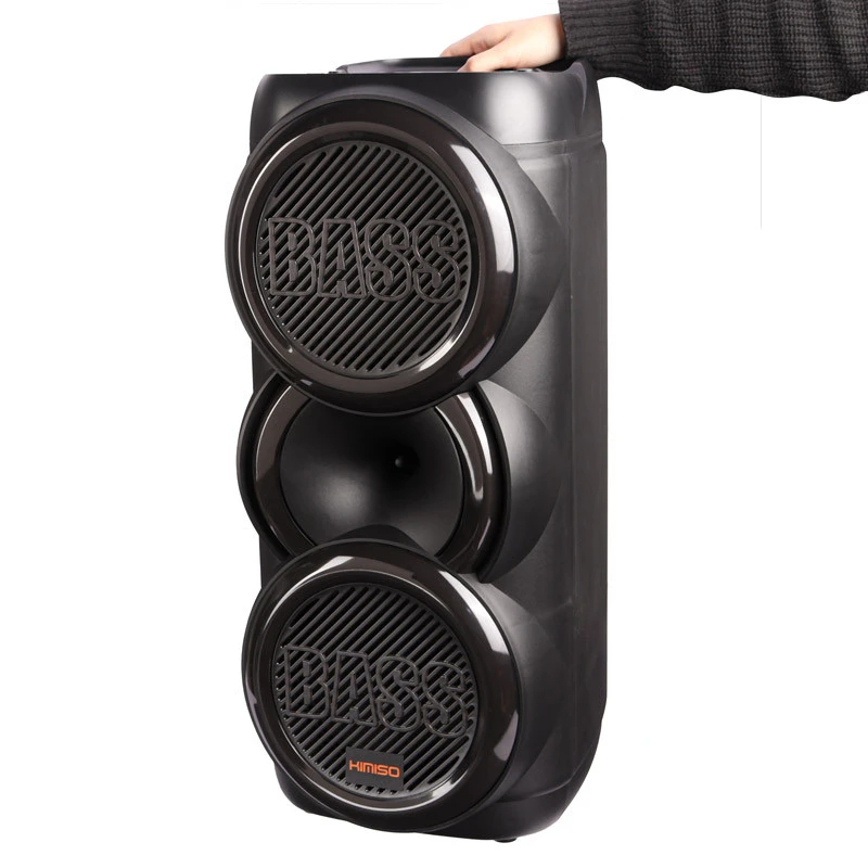 اسپیکر چمدانی بلوتوثی رم و فلش خور Kimiso QS-4223 + میکروفون و ریموت کنترل