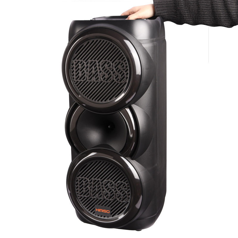 اسپیکر چمدانی بلوتوثی رم و فلش خور Kimiso QS-4223 + میکروفون و ریموت کنترل