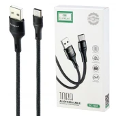 کابل تایپ سی فست شارژ Earldom EC-160C 2.4A 1m