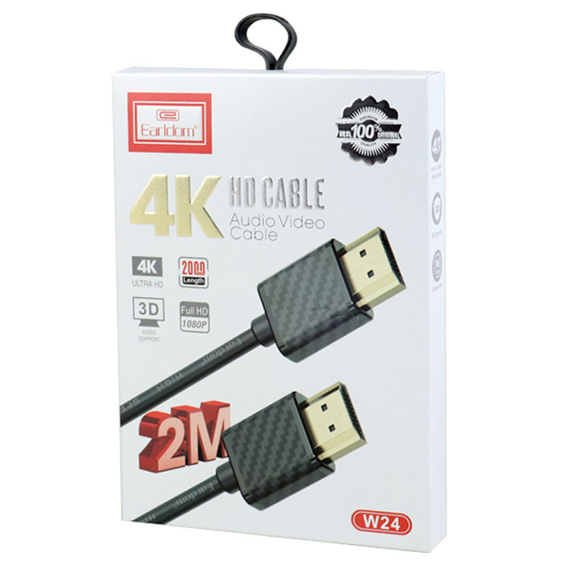 کابل Earldom ET-W24 HDMI v1.4 4K 2m