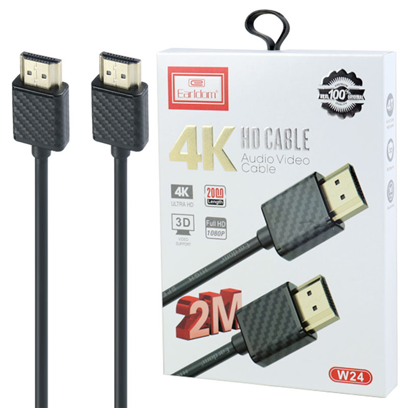 کابل Earldom ET-W24 HDMI v1.4 4K 2m