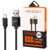 کابل تایپ سی فست شارژ X-Energy X-133 2A 1m