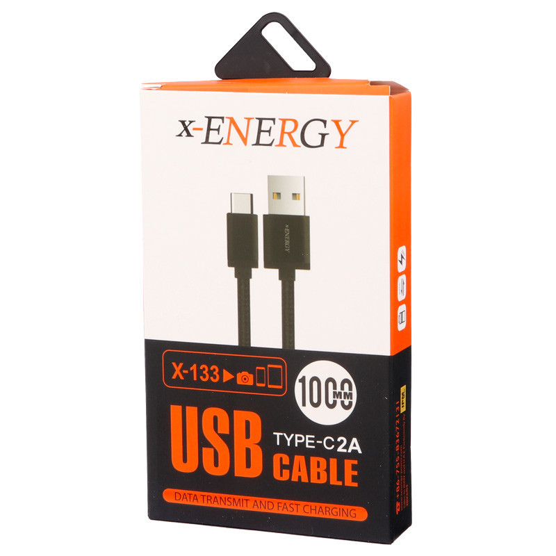 کابل تایپ سی فست شارژ X-Energy X-133 2A 1m