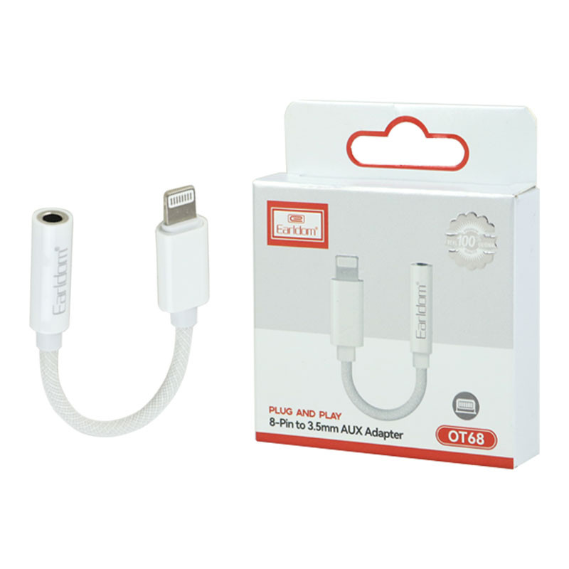 کابل تبدیل Earldom ET-OT68 Lightning to AUX