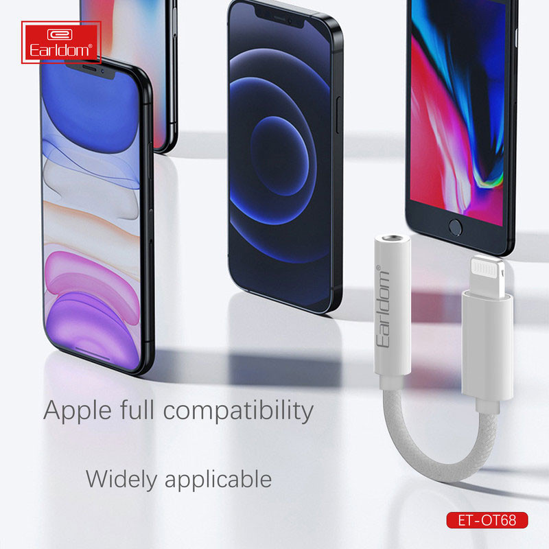 کابل تبدیل Earldom ET-OT68 Lightning to AUX