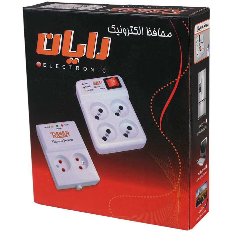 محافظ برق صوتی تصویری 6 خانه رایان با کابل 3 متری