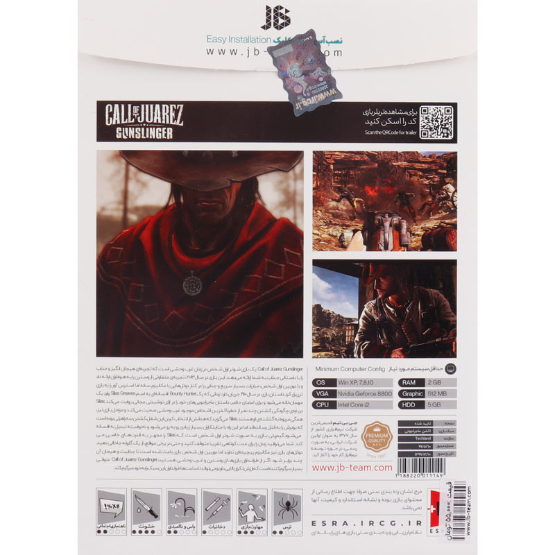 Call Of Juarez Gunslinger PC 1DVD JB-TEAM
